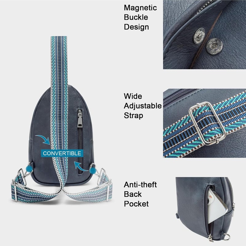 CLUCI Small Sling Bag for Women, Vegan Leather Fanny Pack Crossbody Bags for Women, Unique Birthday Gifts - Image 5